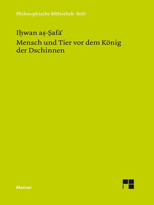 cover image of Mensch und Tier vor dem König der Dschinnen